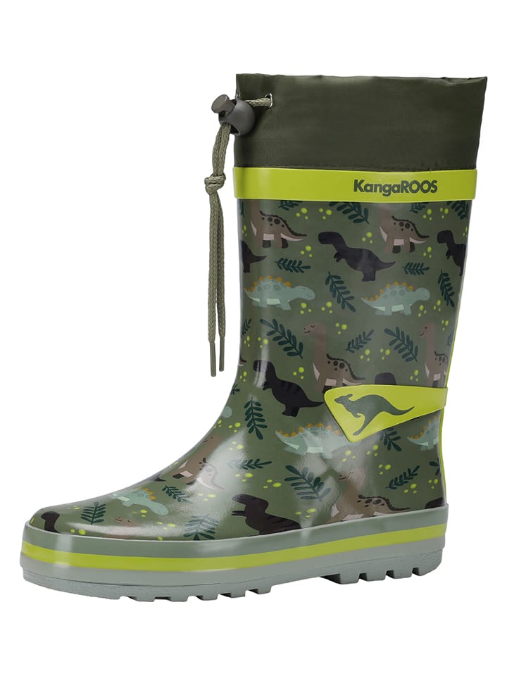 Kangaroos Gummistiefel "Summerrain" in Khaki - 45% | Größe 34 | Babygummistiefel