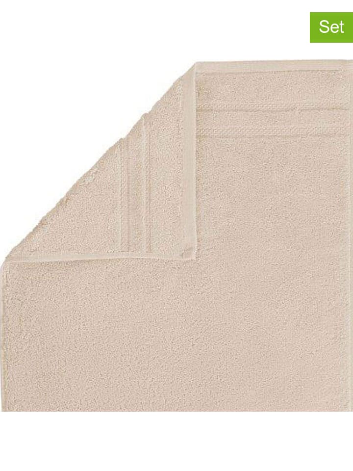 Egeria 3er-Set: Waschhandschuhe in Beige - 73% | Größe 16x21 cm | Badtextilien
