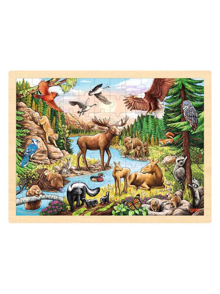 Goki 96tlg. Puzzle "Streichelzoo" - ab 3 Jahren - 16% | Gesellschaftsspiele