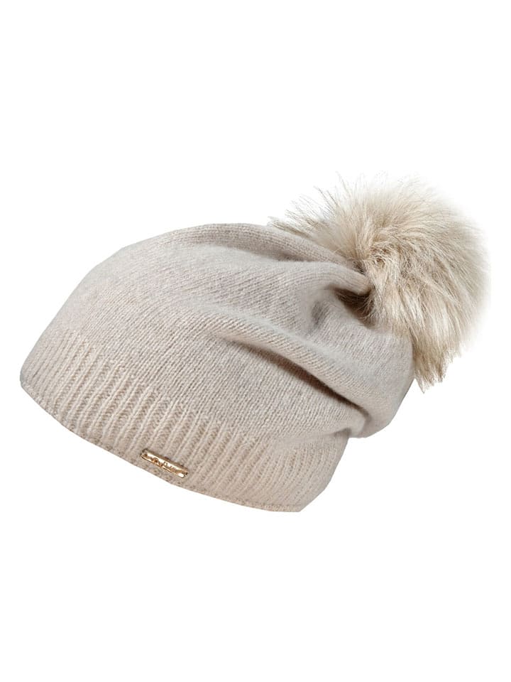Capo Strickmütze in Beige - 38% | Damen-muetzen-caps