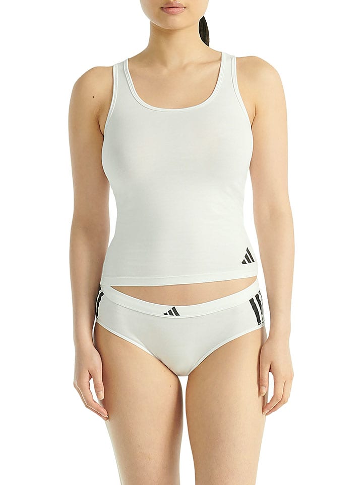 adidas Top in Weiß - 53% | Größe M | Damen-tops