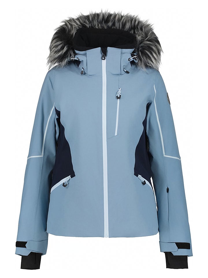 Icepeak Ski-/ Snowboardjacke "Fayette" in Blau - 62% | Größe 38 | Damen-outdoorjacken