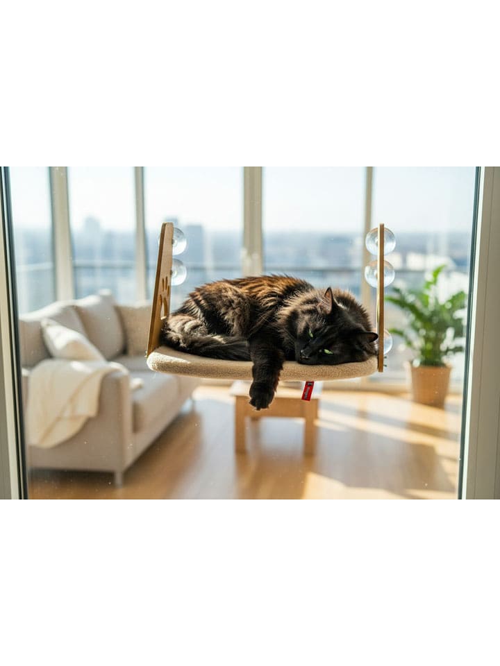 Paws&Whiskers Katzenbett in Creme - (L)28 x (B)47 cm - 44% | Tierbedarf-katzen