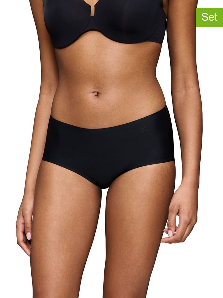 Triumph 2er-Set: Pantys "Make-Up Illusion" in Schwarz - 64% | Größe 38 | Damen-unterteile