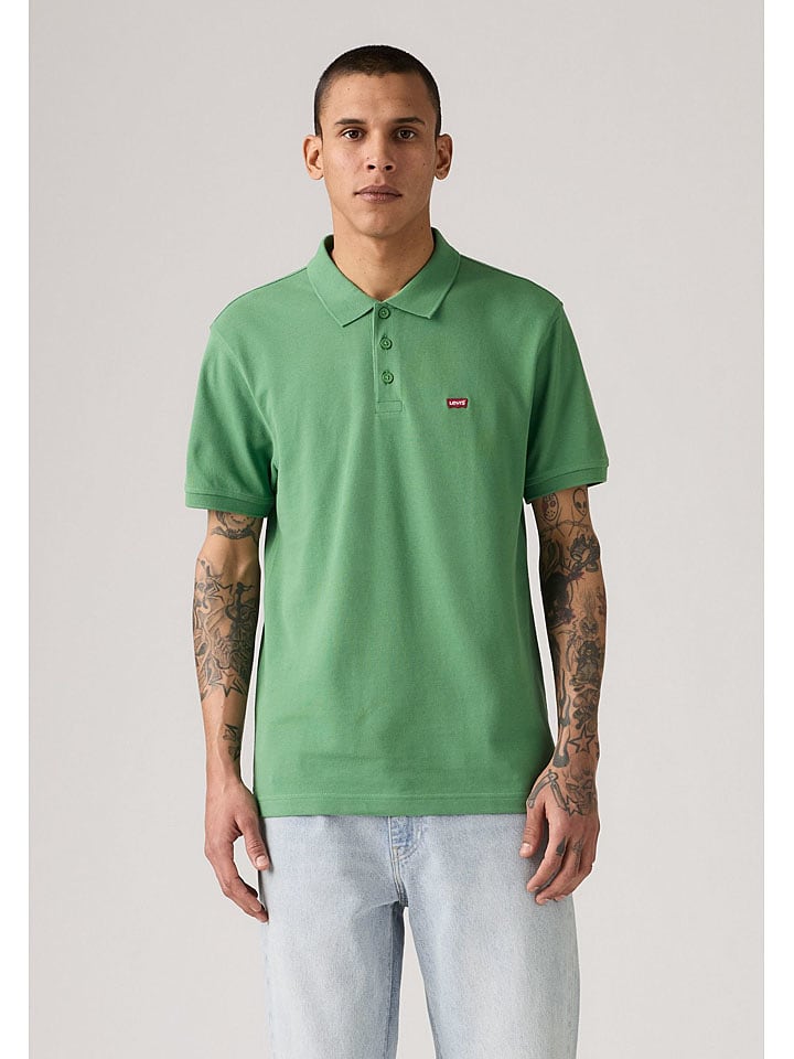 Levi's Poloshirt in Grün - 51% | Größe M | Herren-plussize
