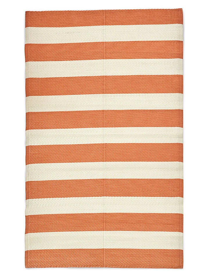 Rice Läufer in Koralle/ Creme - (L)150 x (B)90 cm - 46% |