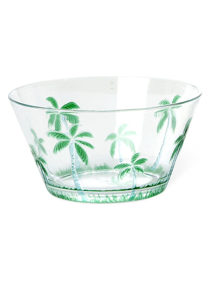 Rice Schale "Palm Tree" in Grün - 660 ml - 18% | Gedeckter-tisch