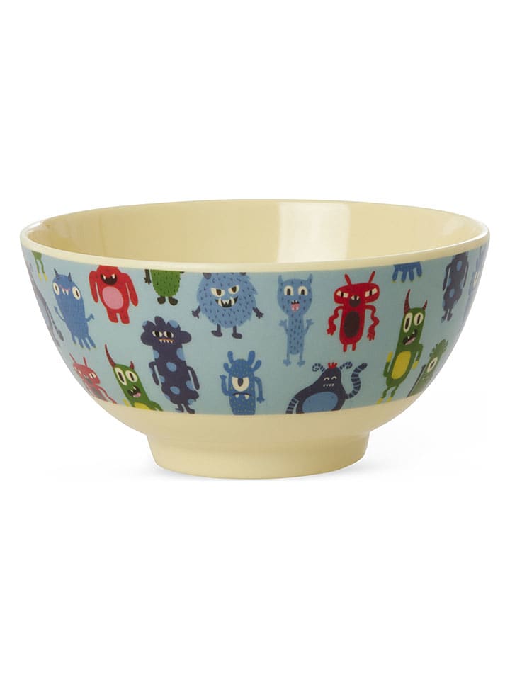 Rice Schale "Monster" in Hellblau/ Grün - 700 ml - 38% | Gedeckter-tisch