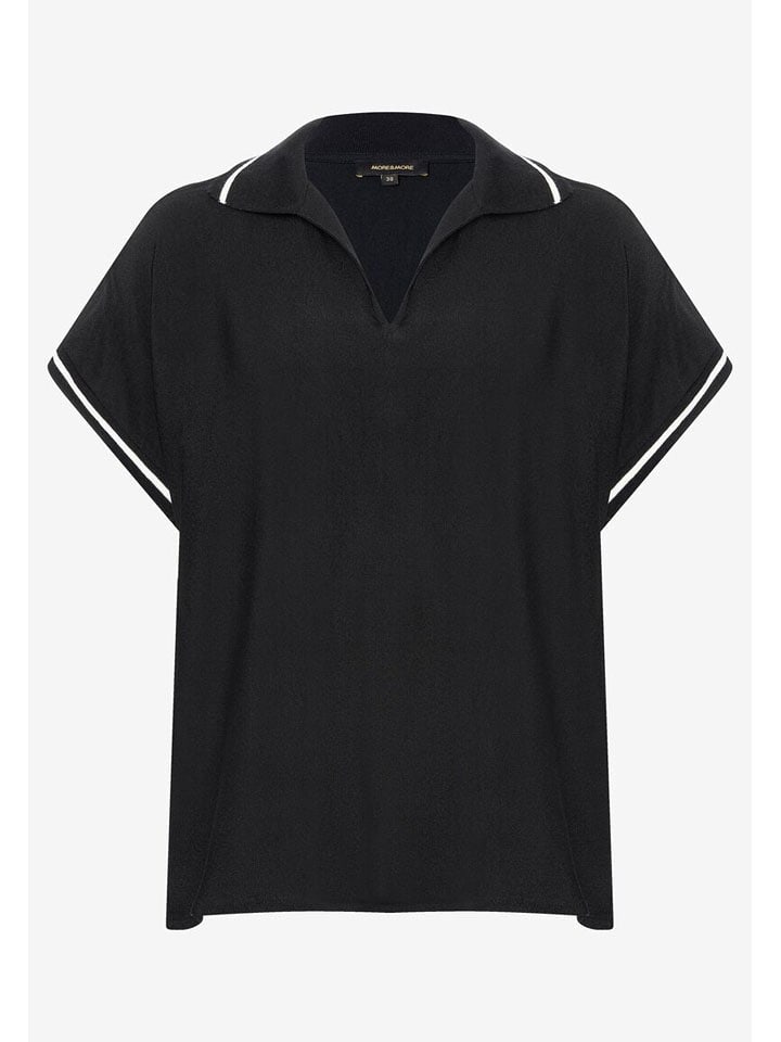 More & More Bluse in Schwarz - 52% | Größe 42 | Damen-blusen