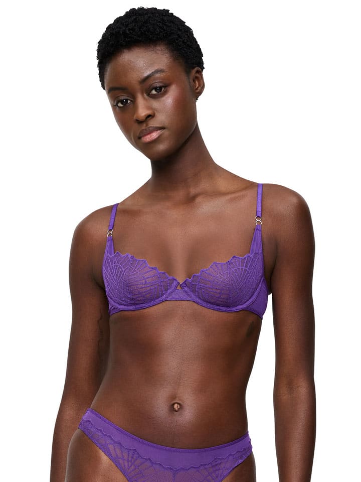 Triumph Bügel-BH "That Night In Vegas" in Lila - 52% | Größe 80F | Damen-bhs