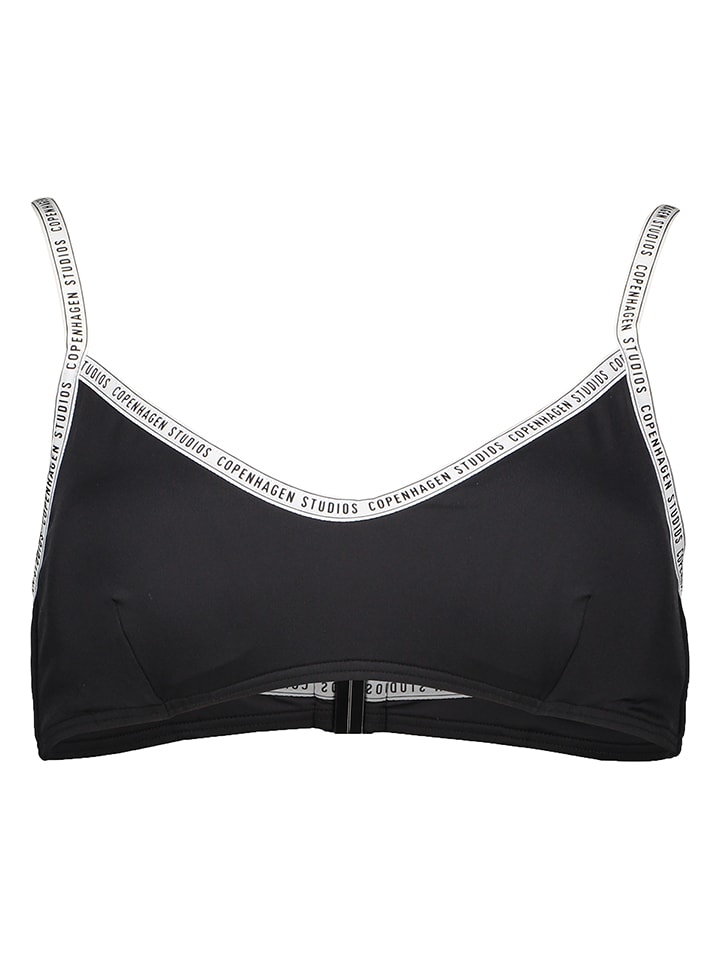 Copenhagen Studios Bikini-Oberteil in Schwarz - 60% | Größe 40C/D-Cup | Damen-bademode