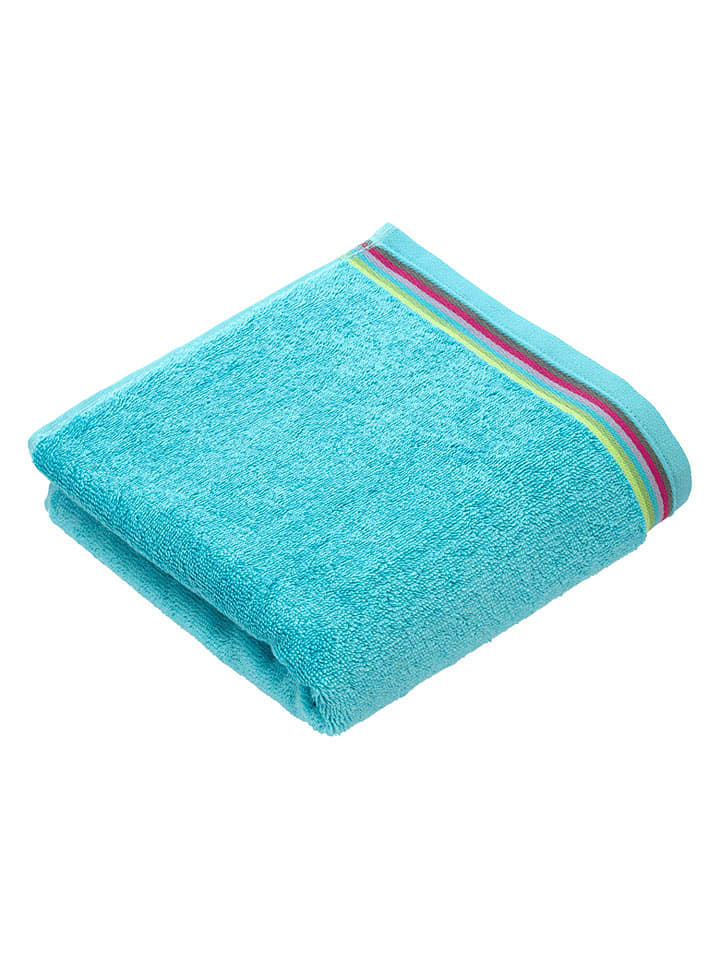 Vossen Handtuch "Soley" in Türkis - 14% | Größe 50x100 cm | Badtextilien