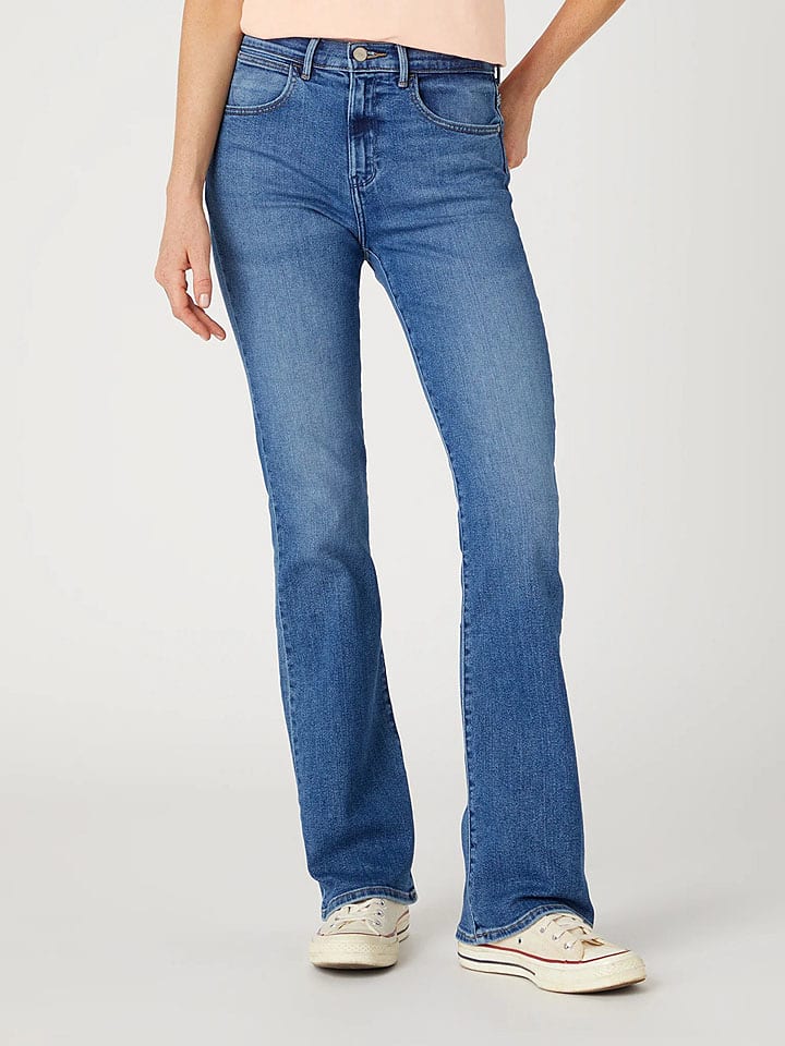 Wrangler Jeans - Bootcut - in Blau - 53% | Größe W31/L34 | Damenjeans