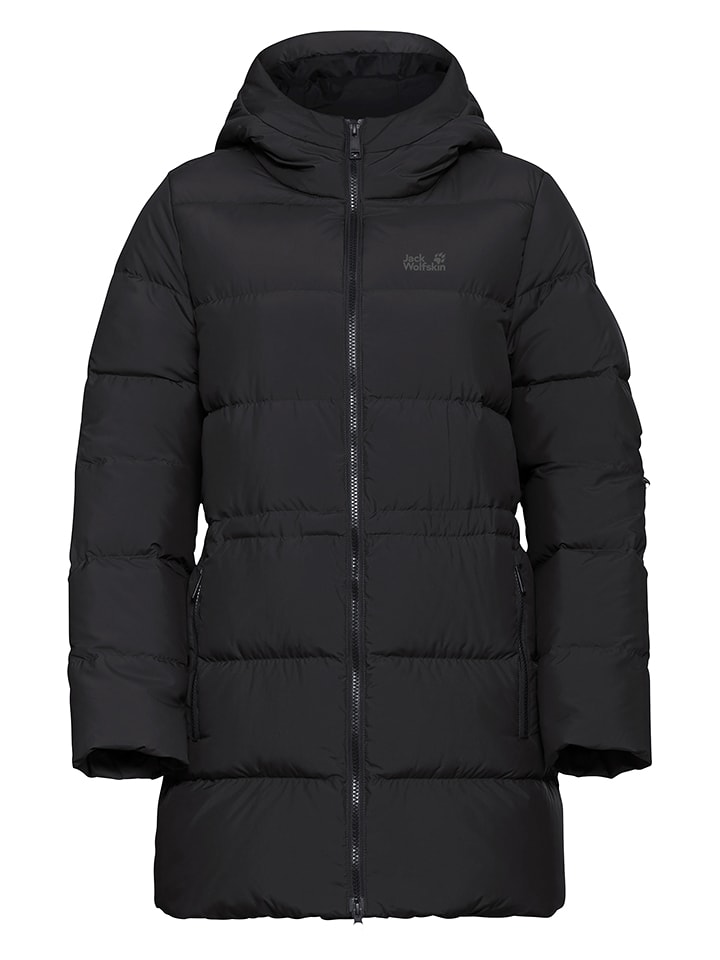 Jack Wolfskin Daunenjacke "Frozen Palace" in Schwarz - 51% | Größe M | Damenjacken