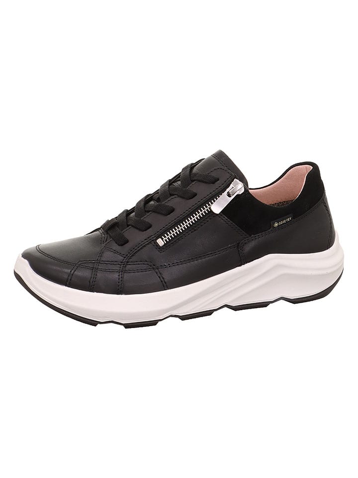 Legero Leder-Sneakers "Bliss" in Schwarz - 52% | Größe 41 | Damen-sneakers