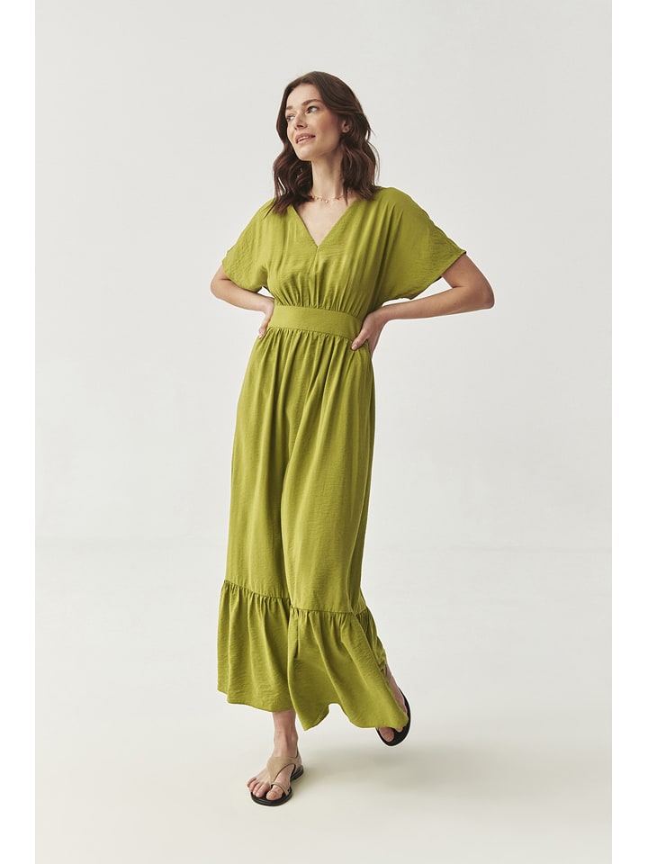 TATUUM Kleid in Oliv - 43% | Größe 42 | Damen-kleider