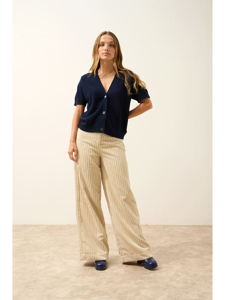 Just Cashmere Kaschmir-Cardigan "Iris" in Dunkelblau - 63% | Größe L | Damen-pullover-cardigans