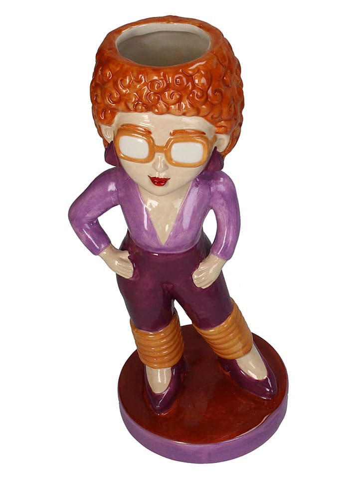 Kersten Vase ''Dancing Queen '80'' in Bunt - (B)11,5 x (H)24,2 x (T)10,3 cm - 19% | Kerzen-vasen