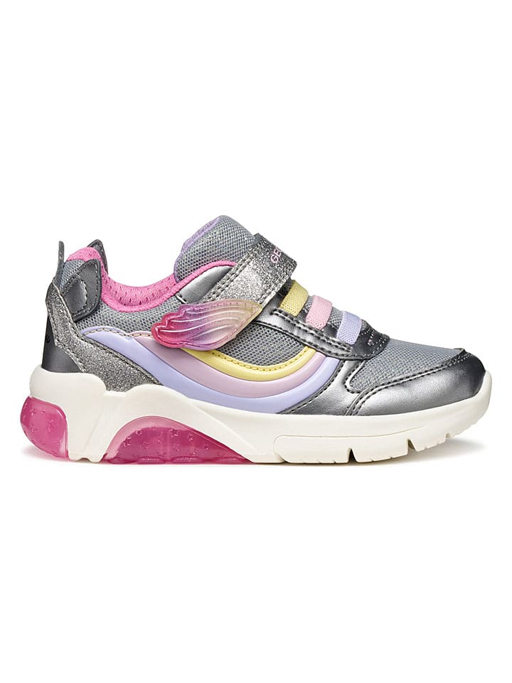 Geox Sneakers "Fadinlight" in Silber - 38% | Größe 34 | Kindersneakers
