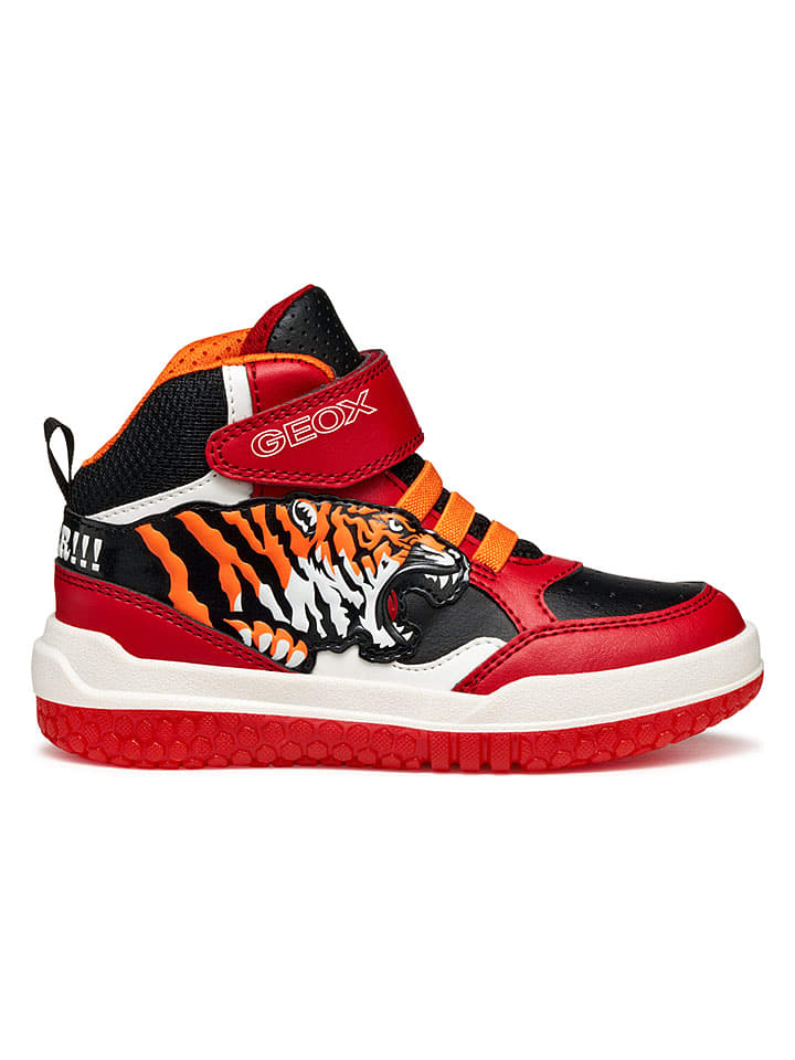 Geox Sneakers "Buzzerlight" in Schwarz/ Rot - 52% | Größe 32 | Kindersneakers