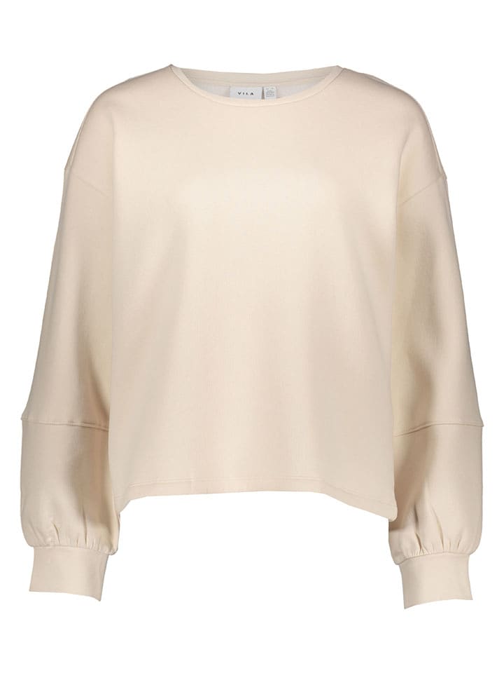Vila Sweatshirt in Beige - 57% | Größe L | Damen-sweatshirts-jacken