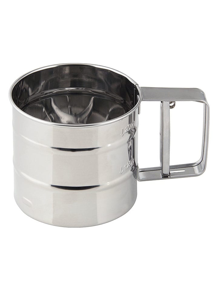 Zenker Edelstahl-Einhandsieb ''Patisserie'' - (H)15,5 x Ø 9,5 cm - 20% | Kuechenhelfer