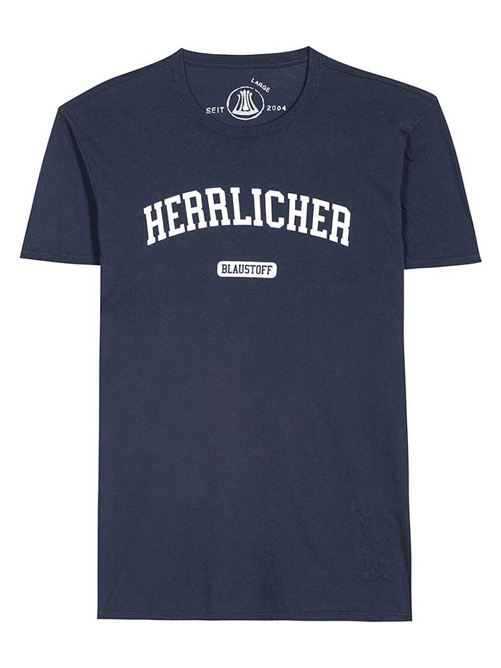 Herrlicher Shirt in Dunkelblau - 65% | Größe 3XL | Herren-plussize