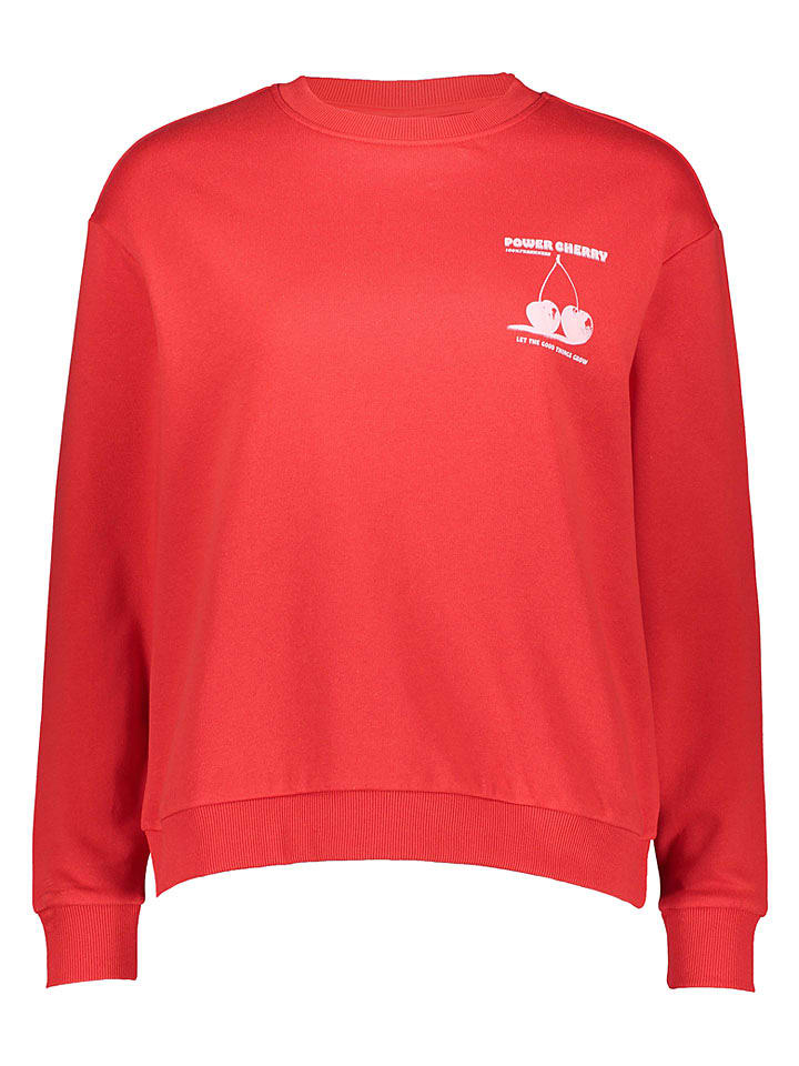 JDY Sweatshirt "Nanna" in Rot - 37% | Größe L | Damen-sweatshirts-jacken