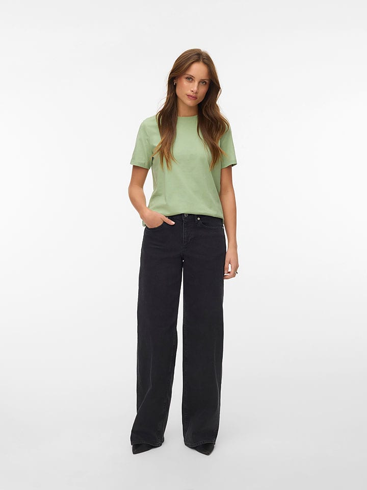 Vero Moda Shirt in Grün - 13% | Größe M | Damen-tops