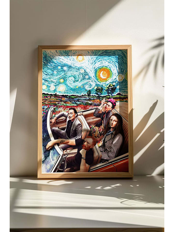 ABERTO DESIGN Gerahmter Kunstdruck - (B)33 x (H)48 cm - 47% | Wanddekoration