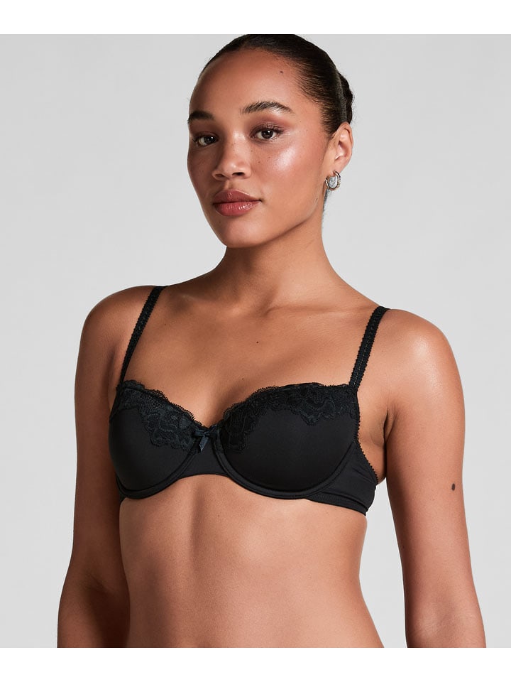 Hunkemöller Bügel-BH in Schwarz - 53% | Größe 80D | Damen-bhs