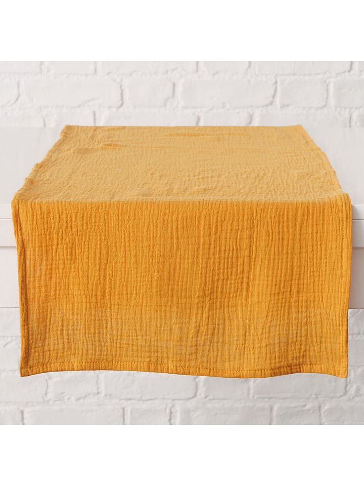 Boltze Tischläufer "Musselin" in Orange - (L)140 x (B)40 cm - 29% |