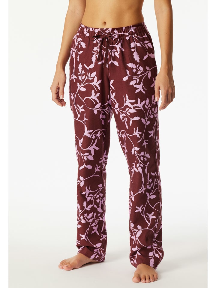 Schiesser Pyjama-Hose in Rot - 44% | Größe 40 | Damen-loungewear