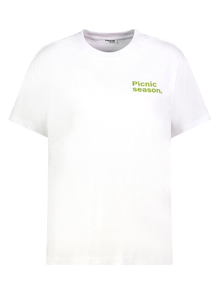 Sublevel Shirt in Weiß - 52% | Größe S | Damen-tops