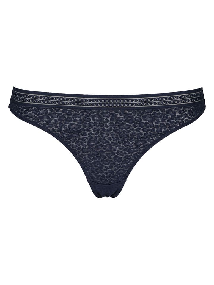 LASCANA String in Dunkelblau - 40% | Größe 36/38 | Damen-unterteile