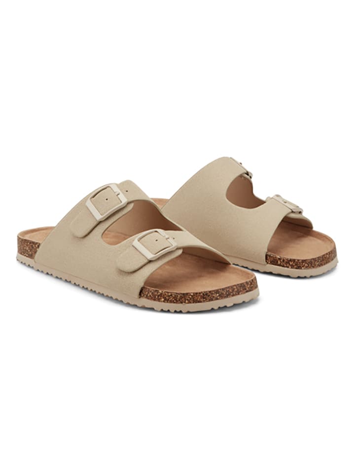 Inselhauptstadt Pantoletten in Beige - 62% | Größe 38 | Damen-pantoletten