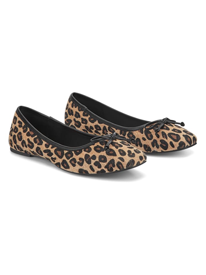 Inselhauptstadt Ballerinas in Hellbraun/ Braun - 55% | Größe 40 | Damen-ballerinas