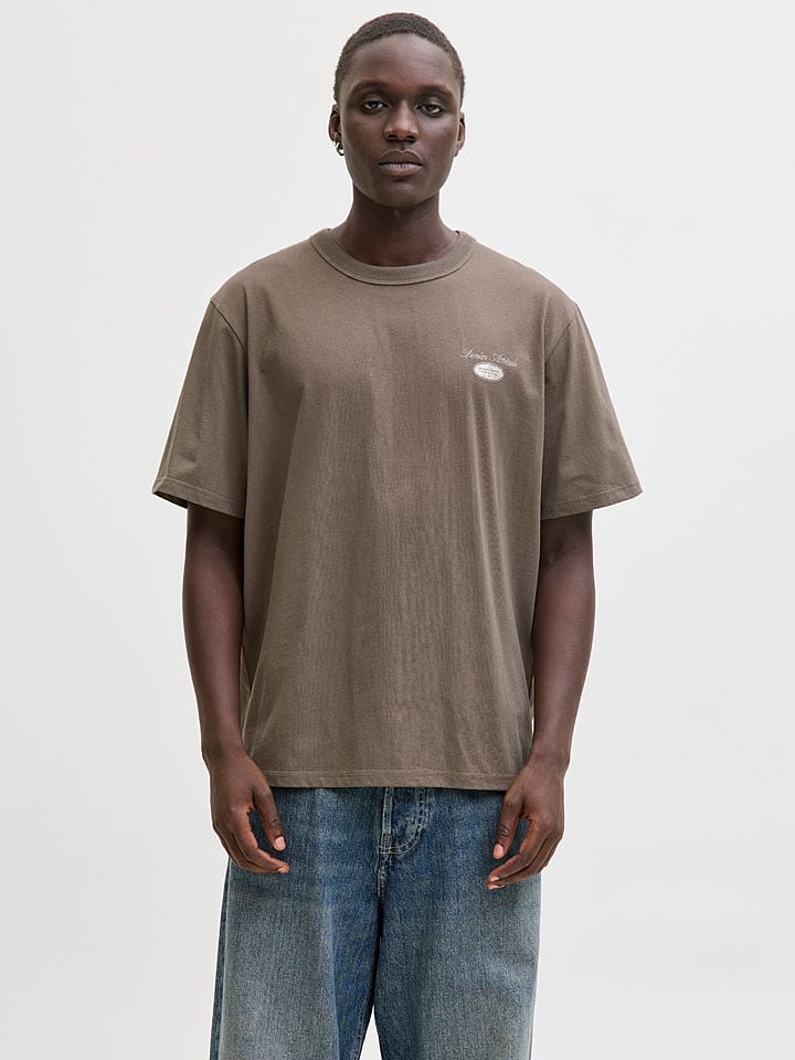 Jack & Jones Shirt "Dover" in Braun - 35% | Größe XXL | Herren-plussize