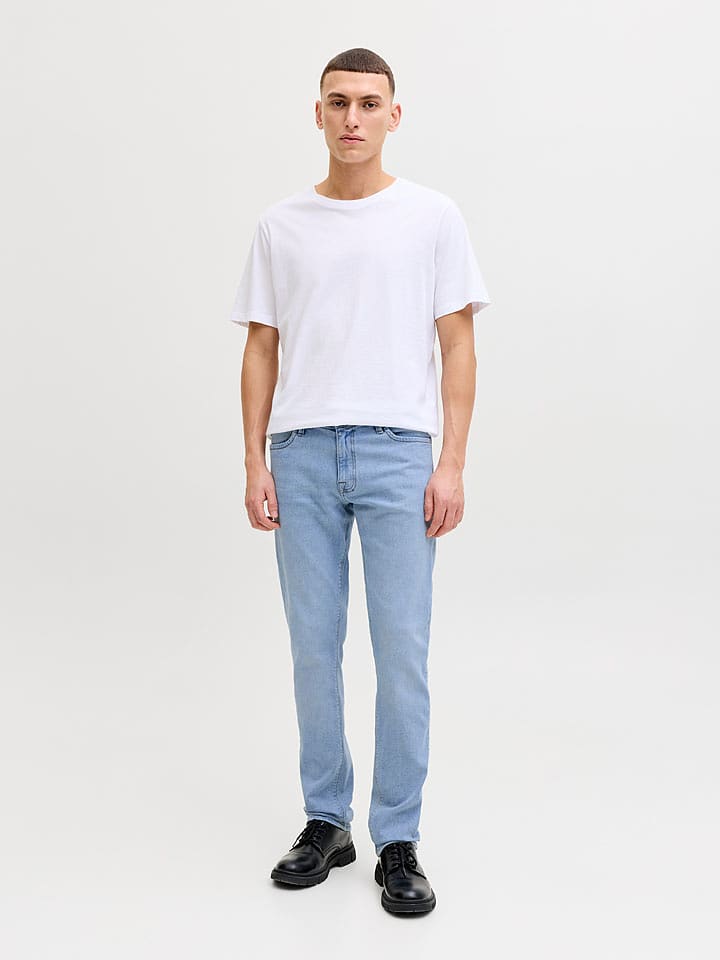 Jack & Jones Dżinsy "Glenn" - Slim fit - w kolorze błękitnym rozmiar: W33/L32