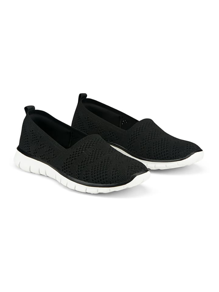 Freyling Slipper in Schwarz - 60% | Größe 38 | Damen-schuhe-halbschuhe
