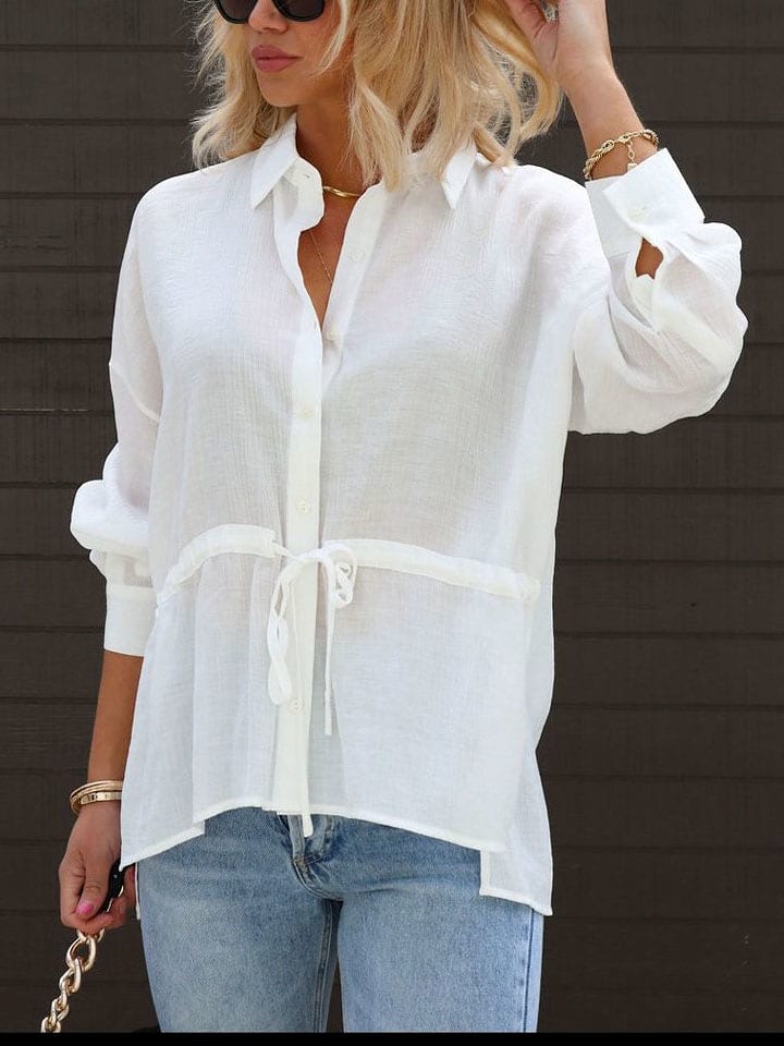 Milan Kiss Bluse in Weiß - 64% | Größe S | Damen-blusen