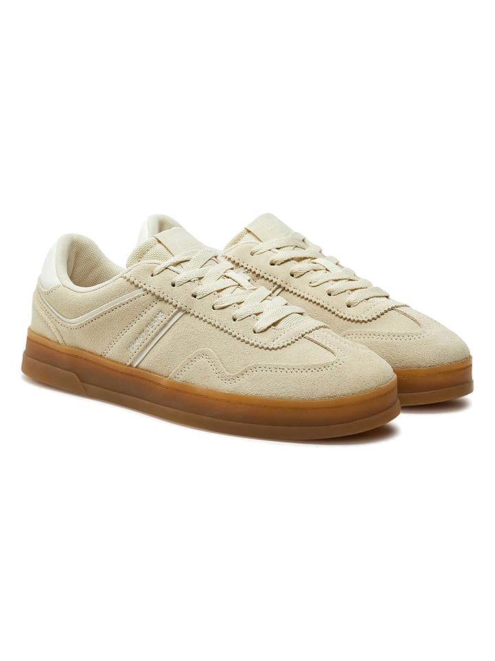 Tommy Hilfiger Shoes Leder-Sneakers in Beige - 47% | Größe 39 | Damen-sneakers