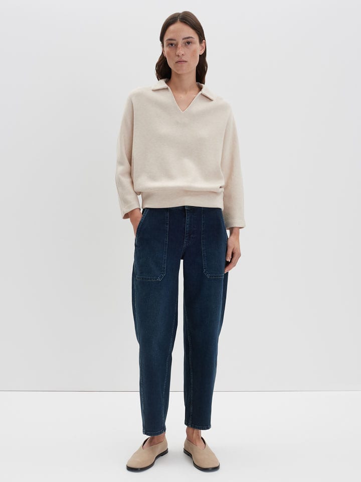 Someday Sweatshirt "Ulica" in Creme - 58% | Größe 42 | Damen-sweatshirts-jacken