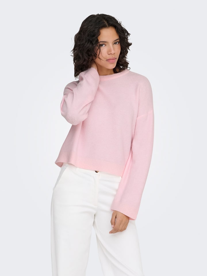 ONLY Pullover "Simoni" in Rosa - 56% | Größe XS | Damen-pullover-cardigans