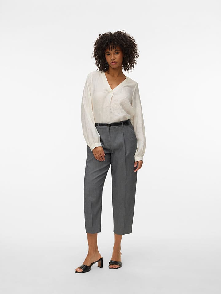 Vero Moda Bluzka "Urli" w kolorze kremowym rozmiar: L