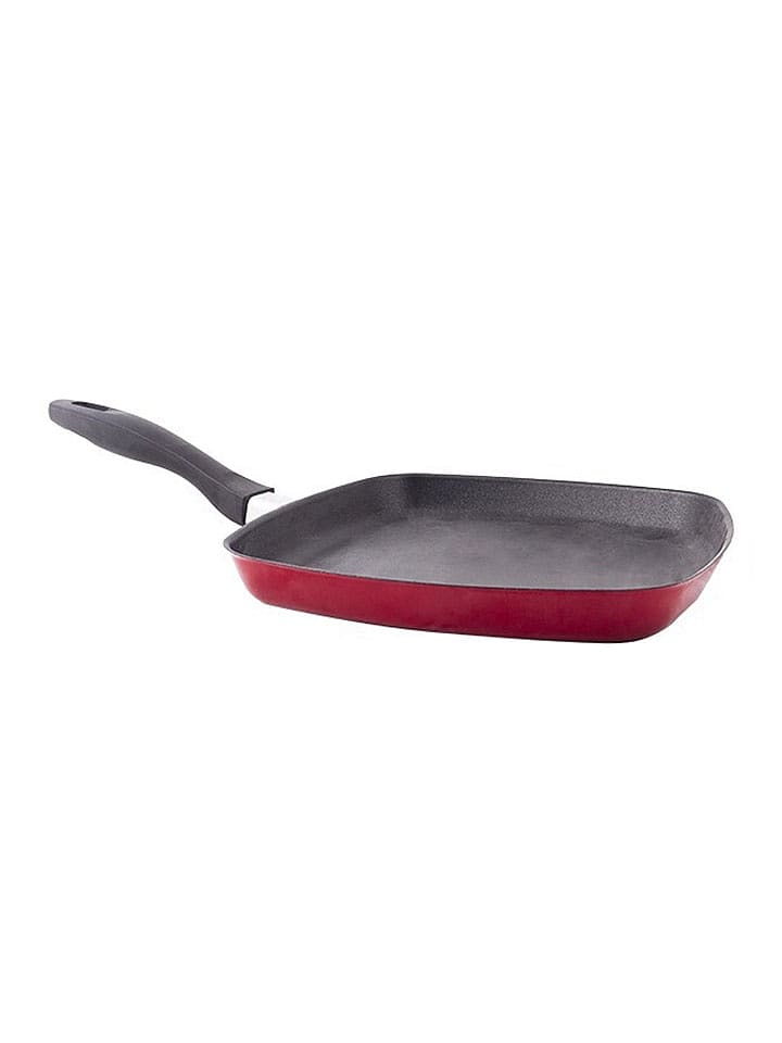CEGECO Grillpfanne "Basic" in Rot - (L)27 x (B)27 cm - 16% | Kochgeschirr