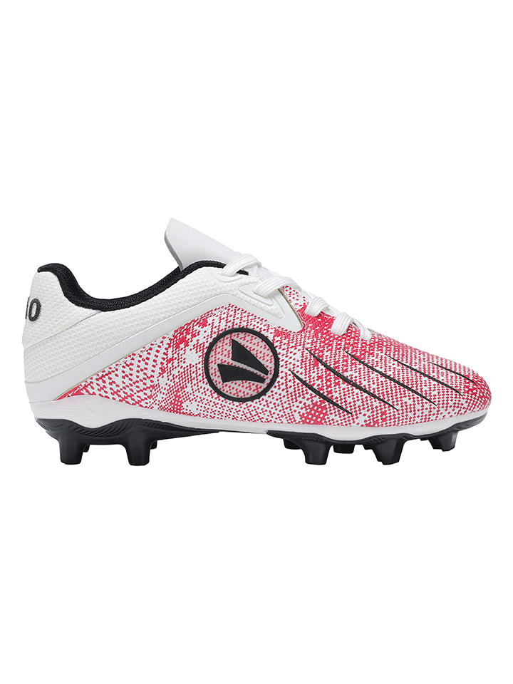 Jako Naturrasen-Fußballschuhe "Vini" in Weiß/ Rot - 42% | Größe 33 | Damen-outdoor-sport-schuhe