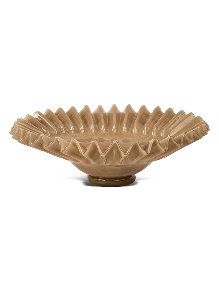 Byon Servierschale "Lori" in Beige - (H)12 x Ø 38 cm - 37% | Gedeckter-tisch