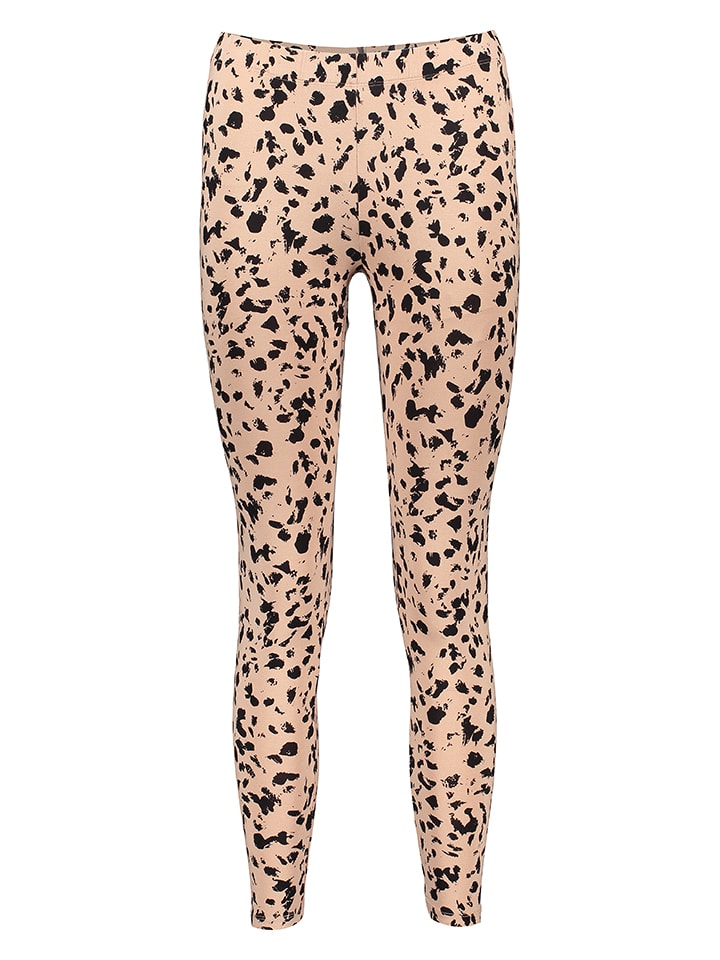 Juvia Leggings in Hellbraun/ Schwarz - 77% | Größe XS | Damenhosen