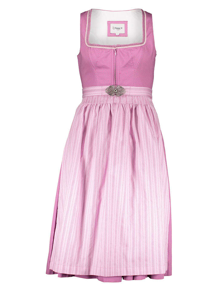 Turi Landhaus Dirndl "Doris" in Rosa - 57% | Größe 42 | Damen-dirndl